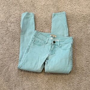 CAbi Skinny Jeans in Mint Green
